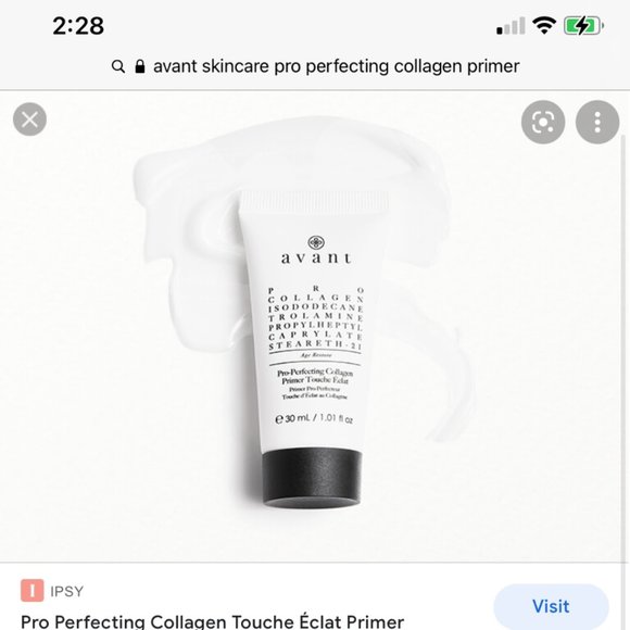 NWT 🛍 Avant Pro-Perfecting Collagen Primer - Picture 2 of 9